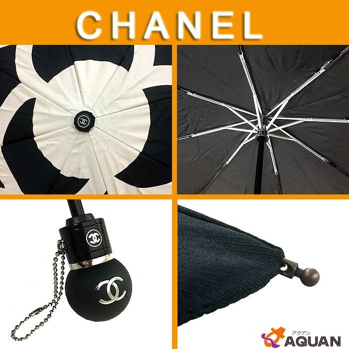 CHANEL シャネル CHANEL 傘 折りたたみ傘 ジャンピング式 CHANEL シャネル CHANEL 傘 折りたたみ傘 ジャンピング式