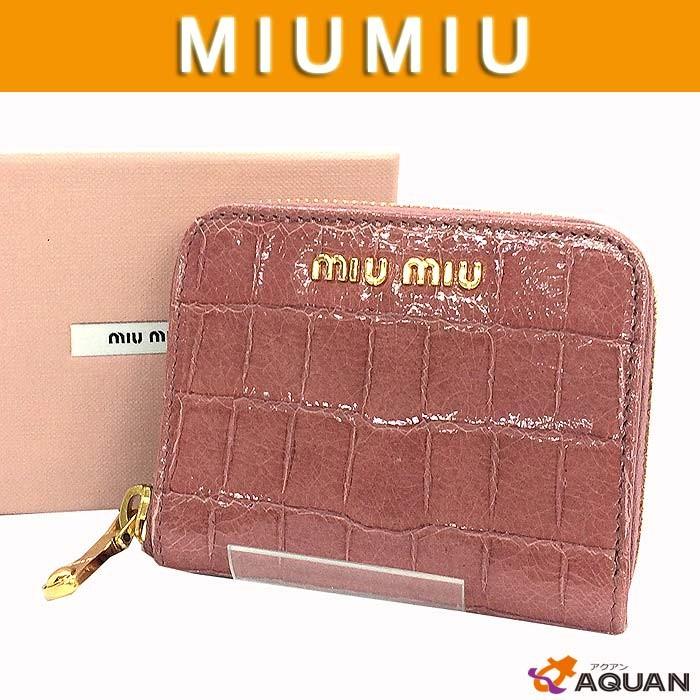 miu miumiu ミュウミュウ MIUMIU コインケース 小銭入れ コンパクト 