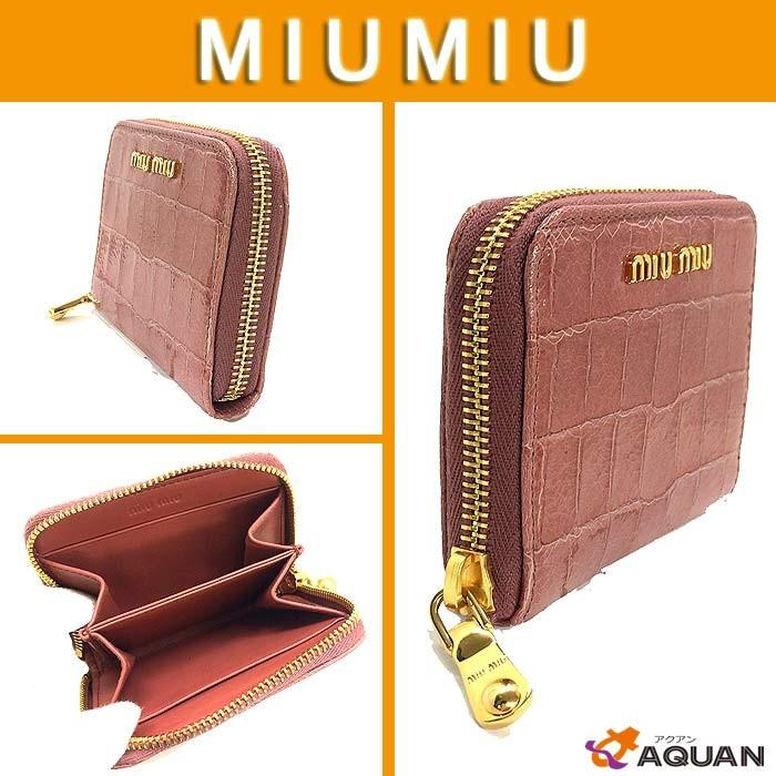 miu miumiu ミュウミュウ MIUMIU コインケース 小銭入れ コンパクト 