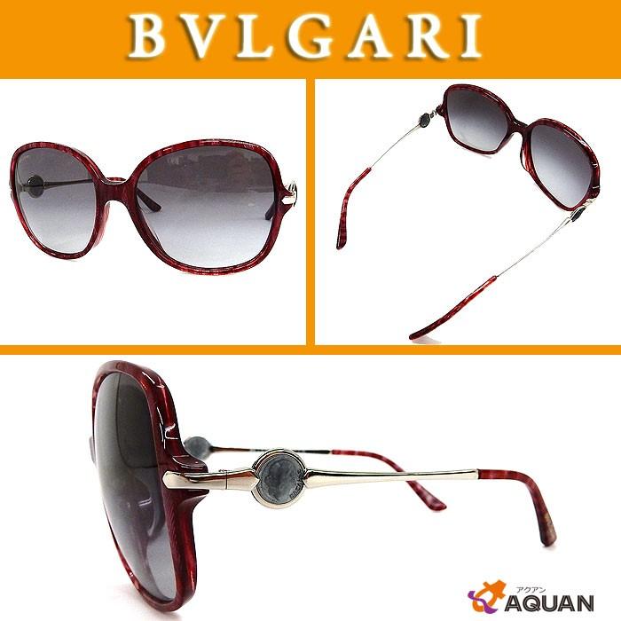 セール BVLGARI ブルガリ サングラス アイウェア ボルドー レディース 