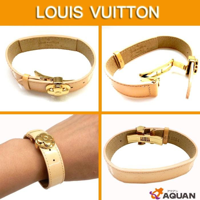 大特価セール！　ルイヴィトン　LOUIS　VUITTON　ヴェルニ　グッドラックブレスレット　バングル　マシュマロピンク　アクセサリー｜aquankyoya｜02