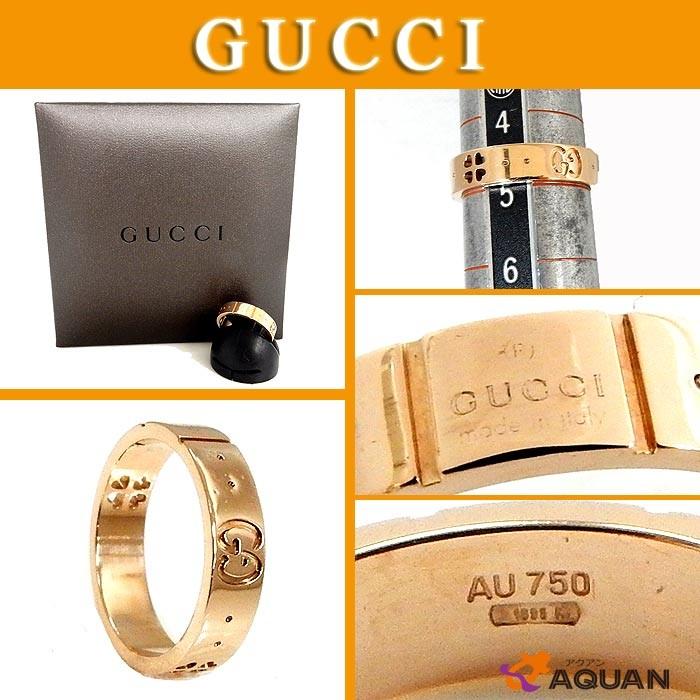 GUCCI GUCCI グッチ リング 指輪 ピンキーリング GG アイコン GUCCI GUCCI グッチ リング 指輪 ピンキーリング GG アイコン