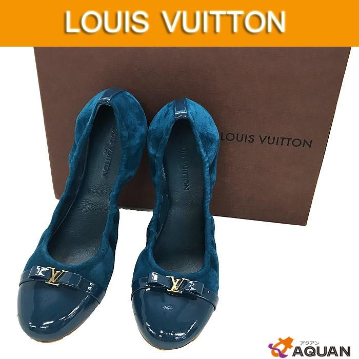大特価！ ルイヴィトン LOUIS VUITTON バレエシューズ フラット 