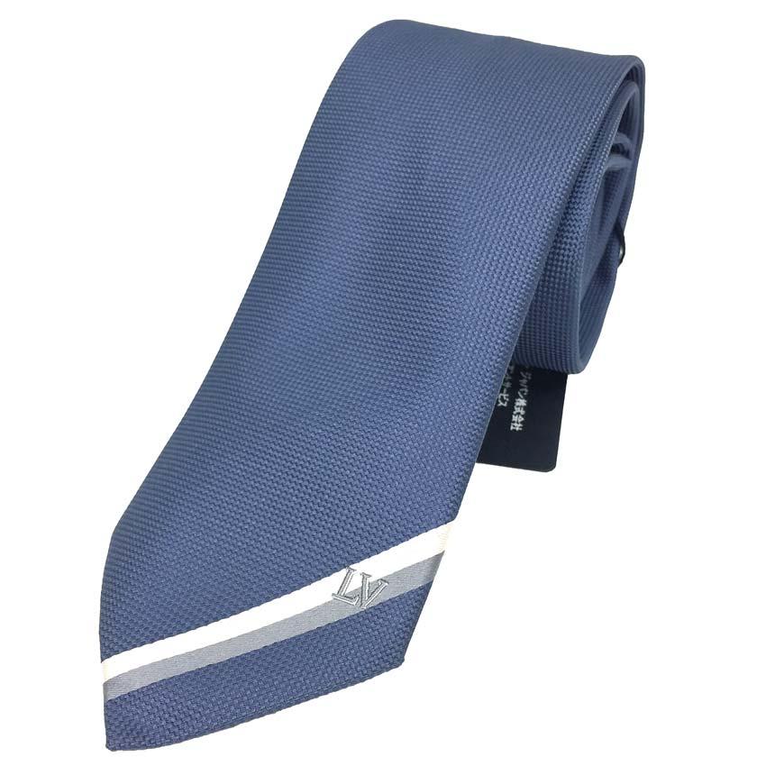 ルイヴィトン LOUIS VUITTON ネクタイ クラヴァットLVボトムストライプ  