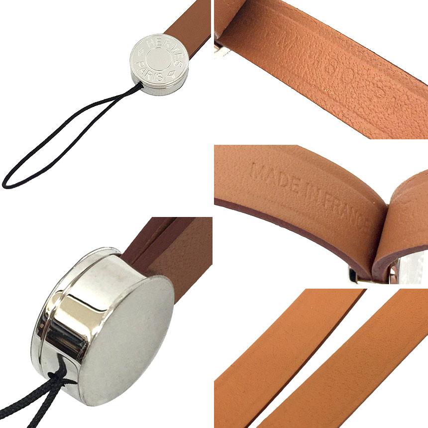 HERMES エルメス セリエ ネックストラップ ロングストラップ キャメル 