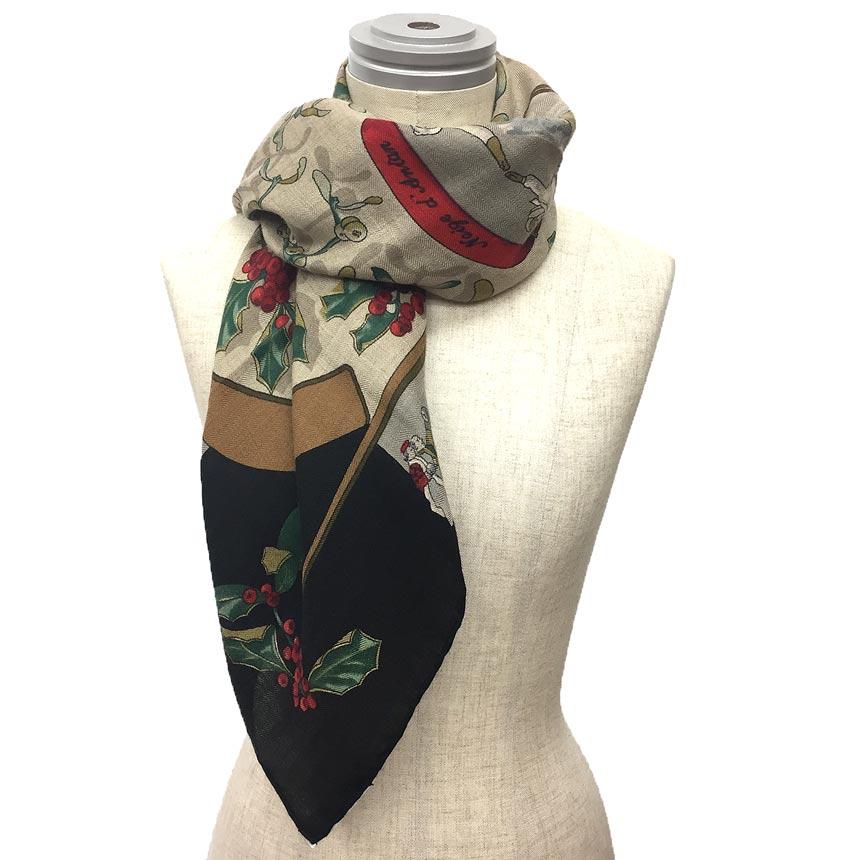 HERMES 超レア エルメス カシシル スカーフ カレ90 Neige d HERMES 超レア エルメス カシシル スカーフ カレ90 Neige d