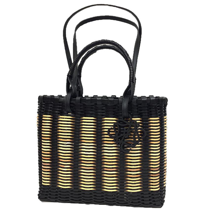 LOEWE ロエベ スクエア かごバッグ 籐バッグ aq11639