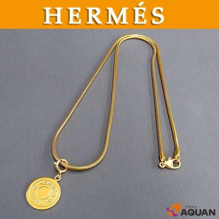 HERMES　エルメス　セリエ　ネックレス　ペンダント　ゴールド　メンズ　レディース　男女兼用　アクセサリー : aq1194 :  ブランド&着物館アクアン京や - 通販 - Yahoo!ショッピング