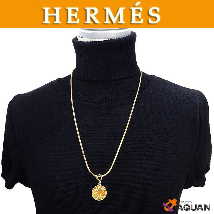 HERMES HERMES エルメス セリエ ネックレス ペンダント ゴールド HERMES HERMES エルメス セリエ ネックレス ペンダント ゴールド