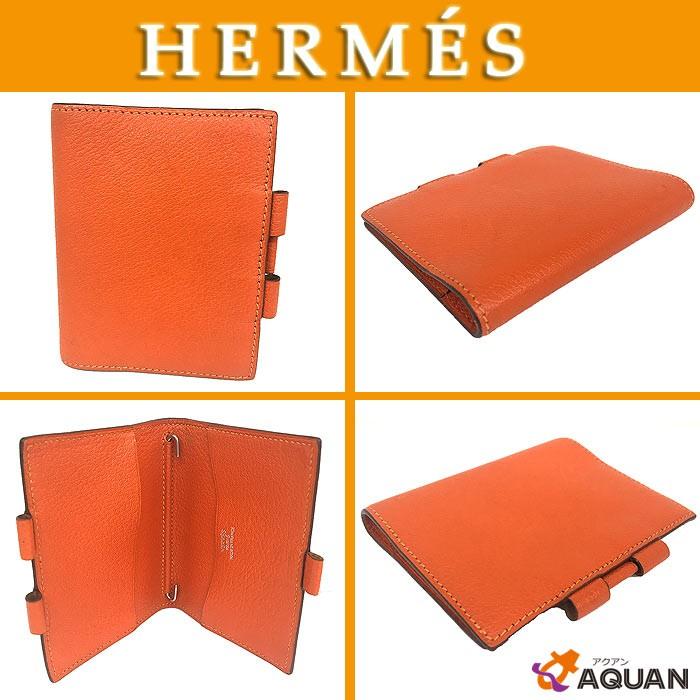 セール HERMES エルメス アジェンダミニ 手帳カバー ノートカバー