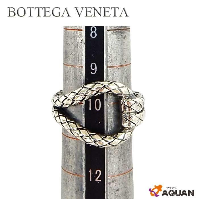 BOTTEGA　VENETA 　ボッテガヴェネタ　リング　指輪　イントレチャート　シルバー925　シルバー　日本サイズ約10.5号