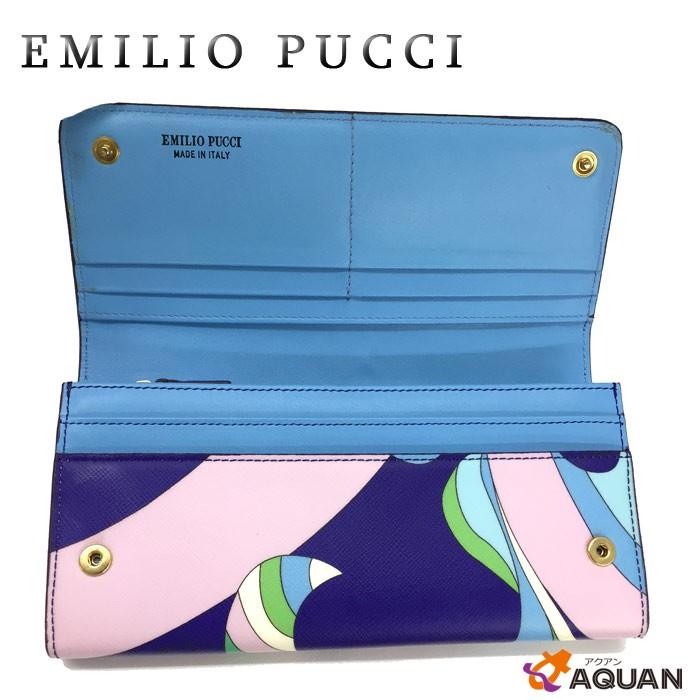 EMILIO PUCCI PUCCI エミリオプッチ 長財布 財布 プッチ柄 PVC EMILIO PUCCI PUCCI エミリオプッチ 長財布 財布 プッチ柄 PVC