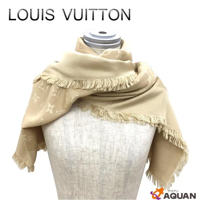 セール 送料無料 LOUIS VUITTON ルイヴィトン ショールモノグラム 