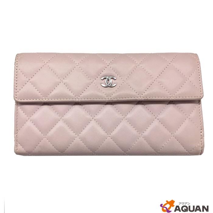 価格は安く Chanel セール ３万円以上送料サービス商品 クレジットカード使用可能 シャネル 送料込み スモーキーピンク レザー 財布 長財布 マトラッセ 財布 Knowledge21 Com
