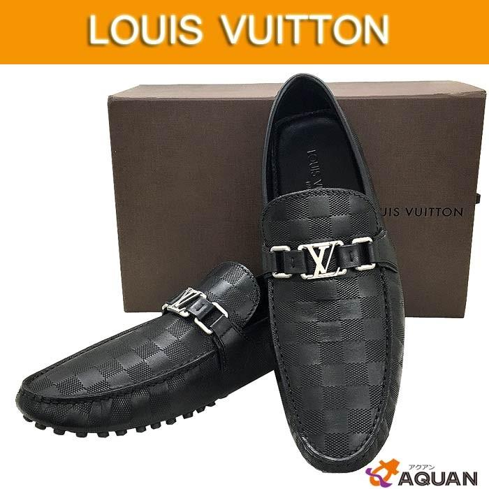 ルイヴィトン Louis Vuitton ダミエ アンフィニ ドライビングシューズ ローファー モカシン ホッケンハイムライン メンズ シューズ 靴 送料込み Aq232 ブランド 着物館アクアン京や 通販 Yahoo ショッピング