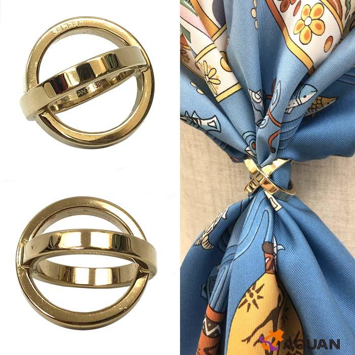 HERMES(エルメス)/コスモス・スカーフリング/ゴールド、シルバー HERMES(エルメス)/コスモス・スカーフリング/ゴールド、シルバー