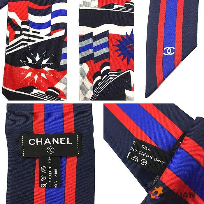 セール シャネル CHANEL 2019年 クルーズライン タイスカーフ ツイリー