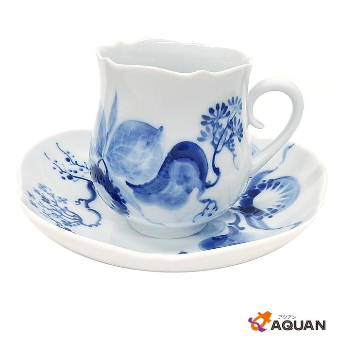 MEISSEN マイセン Meissen ブルーオーキッド カップ＆ソーサー 1客 