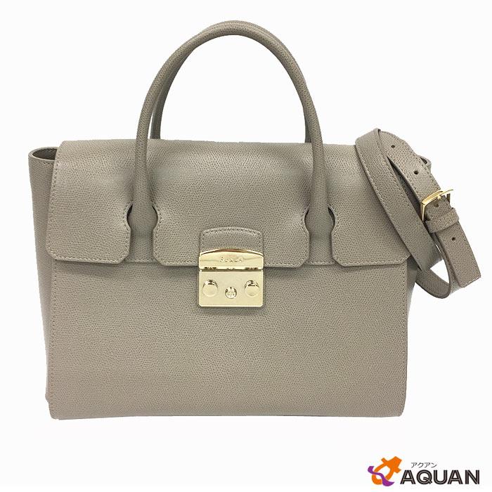 FURLA フルラ METROPOLIS メトロポリス M サッチェル ハンドバッグ  