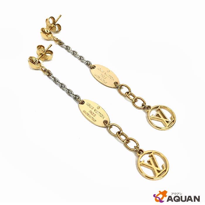 Louis Vuitton ルイヴィトンロゴマニア チェーンピアス