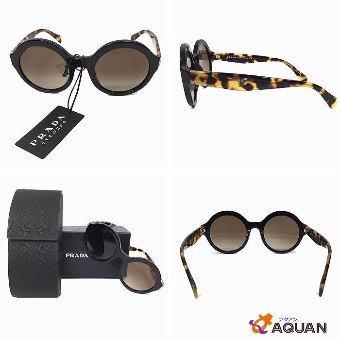 PRADA セール プラダ サングラス SPR11U ラウンド 丸眼鏡 べっ甲 PRADA セール プラダ サングラス SPR11U ラウンド 丸眼鏡 べっ甲