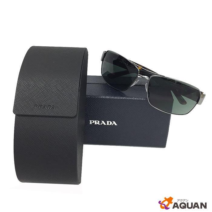 Prada プラダ サングラス Spr660 スクエア アイウェア ブラウン グレー メンズ レディース Aq3497 ブランド 着物館アクアン京や 通販 Yahoo ショッピング