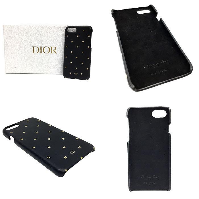 Christian Dior クリスチャンディオール ディオール iPhoneケース iPhone6対応 携帯ケース 星 スター レザー ブラック  :aq3571:ブランド着物館アクアン京や - 通販 - Yahoo!ショッピング