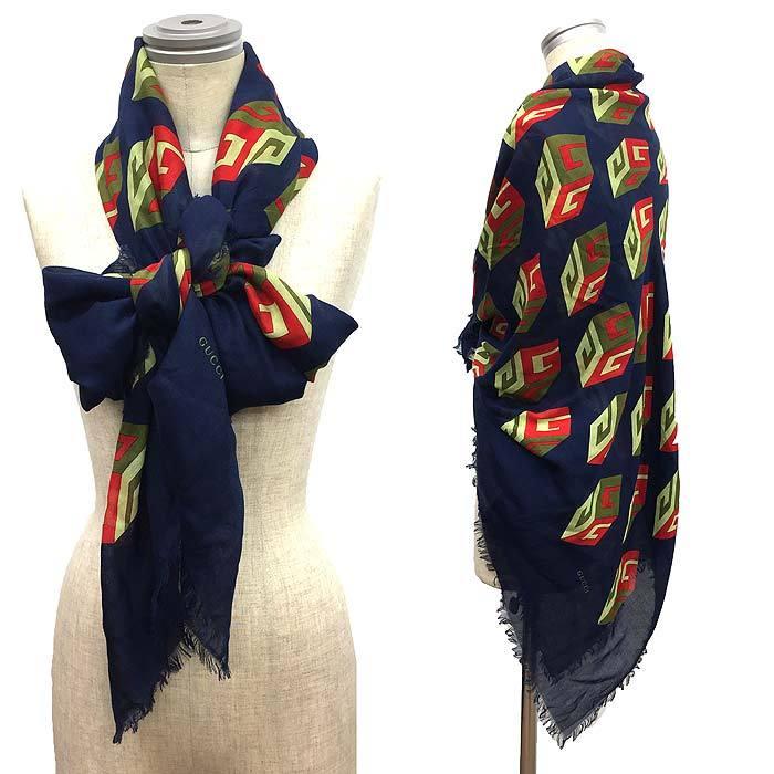 セール GUCCI グッチ ストール ショール スカーフ カレ 464689 Gロゴ G  