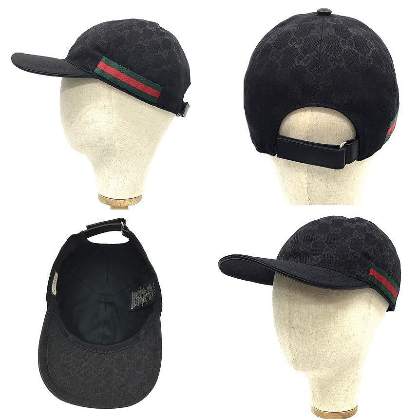 送料無料 GUCCI グッチ 200035 ベースボールキャップ 帽子 XLサイズ GG 