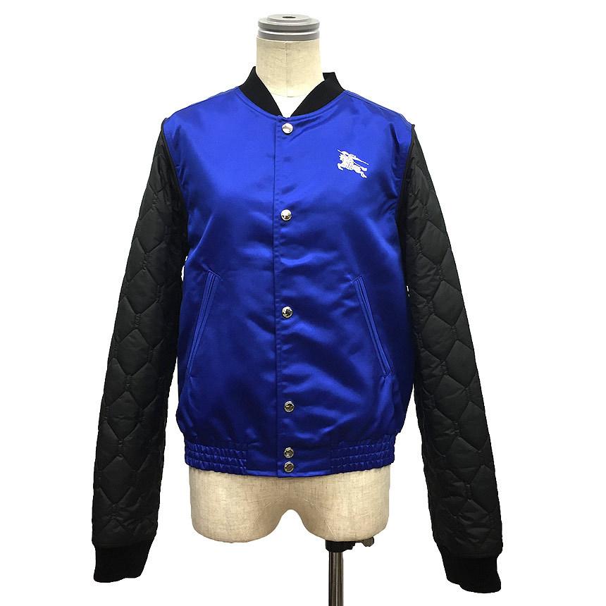 BURBERRY バーバリー スカジャン ブルゾン ジャケット ナイロン ブルー×ブラック サイズ:164cm 14Year キッズ ボーイズ 未使用 aq3733 :aq3733:ブランド&着物館アクアン京や - 通販 - Yahoo!ショッピング