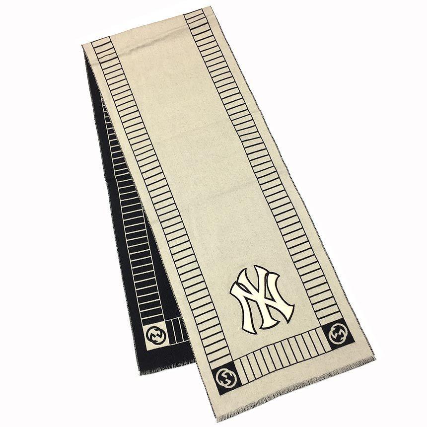 GUCCI GUCCI グッチ ニューヨークヤンキースコラボ マフラー 543557  