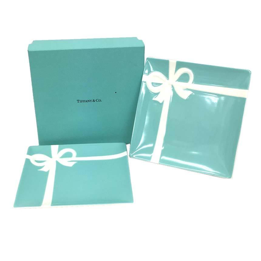 TIFFANY&CO. ティファニー ブルーボックス プレート セット ペア 