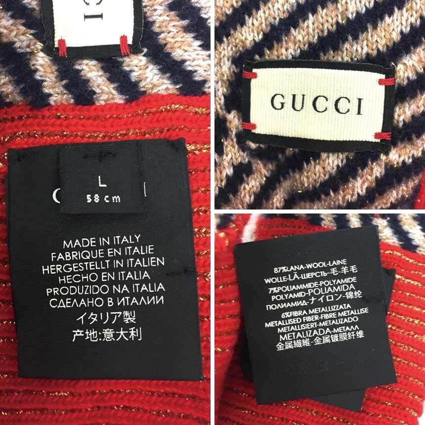 GUCCI セール グッチ ヘアバンド サイズL ターバン カチューム ヘッド 