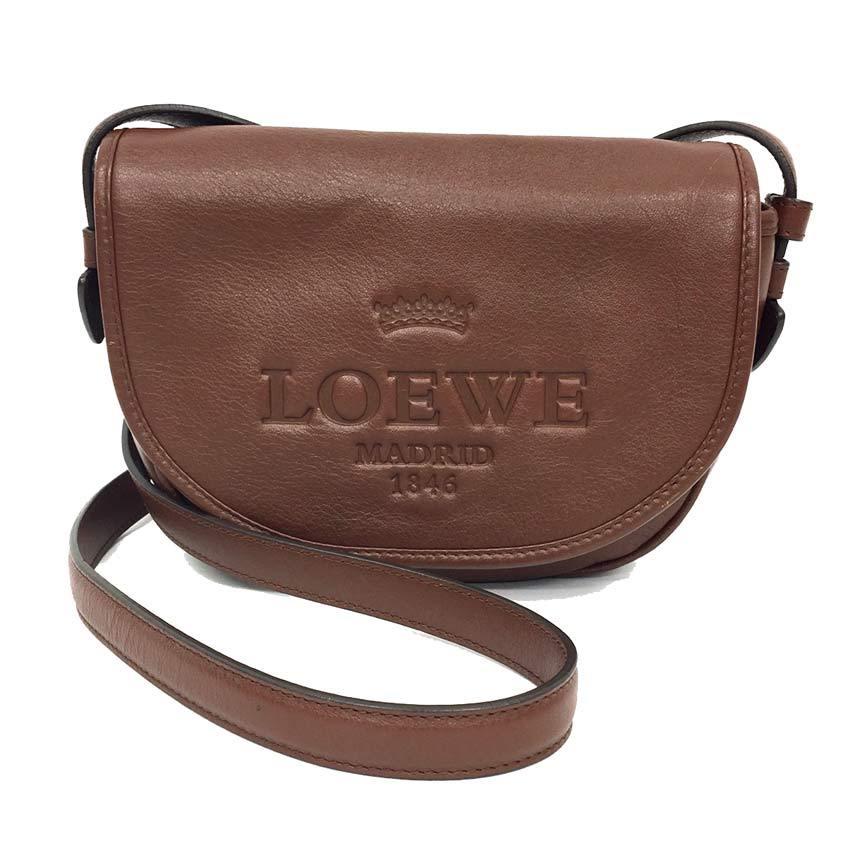 LOEWE ロエベ HERITAGE ヘリテージ レザー 斜め掛けショルダー LOEWE ロエベ HERITAGE ヘリテージ レザー 斜め掛けショルダー