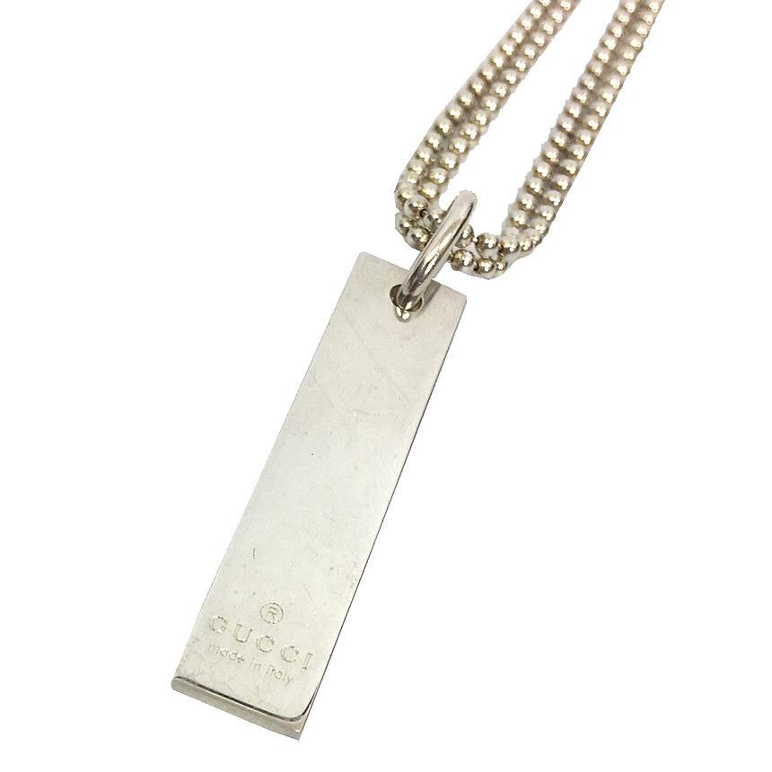 GUCCI セール グッチ プレートネックレス ペンダント ダブル GUCCI セール グッチ プレートネックレス ペンダント ダブル