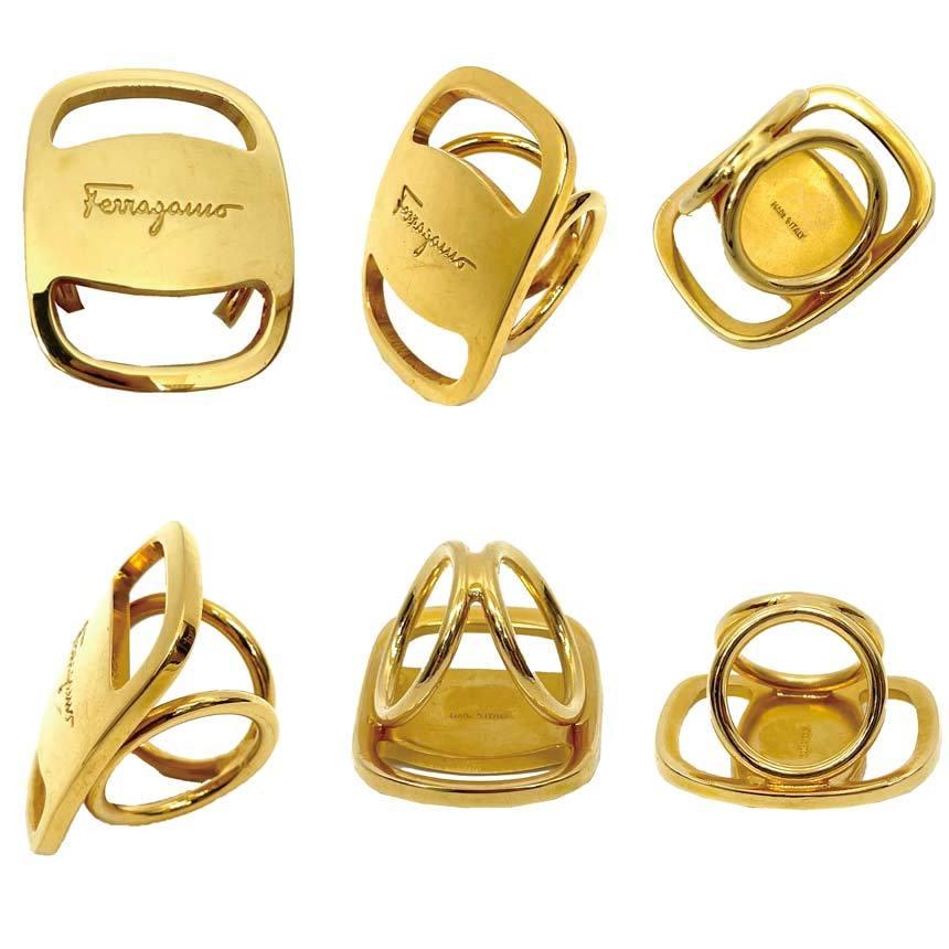 FERRAGAMO Salvatore Ferragamo フェラガモ スカーフリング FERRAGAMO Salvatore Ferragamo フェラガモ スカーフリング