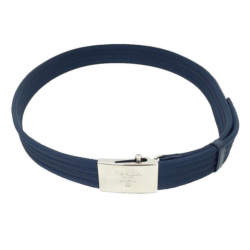 PRADA 2CN004 プラダ ベルト 表記サイズ95/38 シルバーバックル 