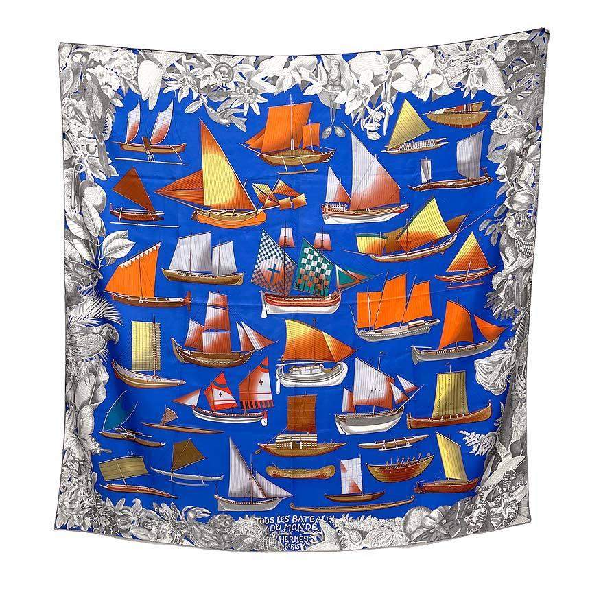 HERMES HERMES 大判スカーフ エルメス カレ140 ストール ショール Tous  