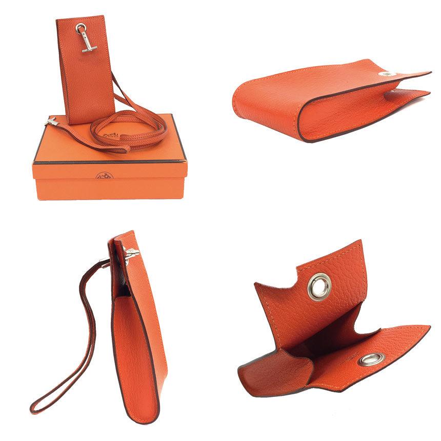 HERMES エルメス ヴェスパ ネックストラップ ポーチ 小物入れ HERMES エルメス ヴェスパ ネックストラップ ポーチ 小物入れ