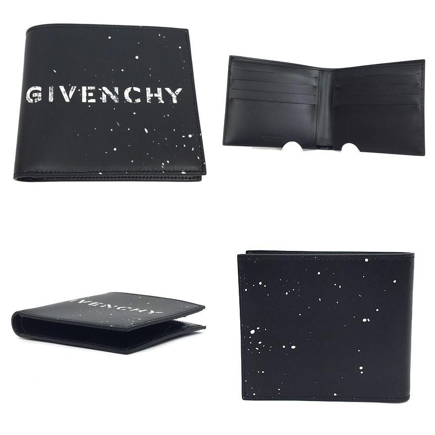 セール GIVENCHY ジバンシー 二つ折り札入れ 小銭入れなし 折財布 