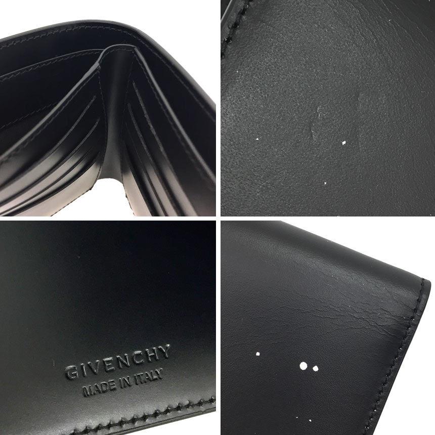 セール GIVENCHY ジバンシー 二つ折り札入れ 小銭入れなし 折財布 