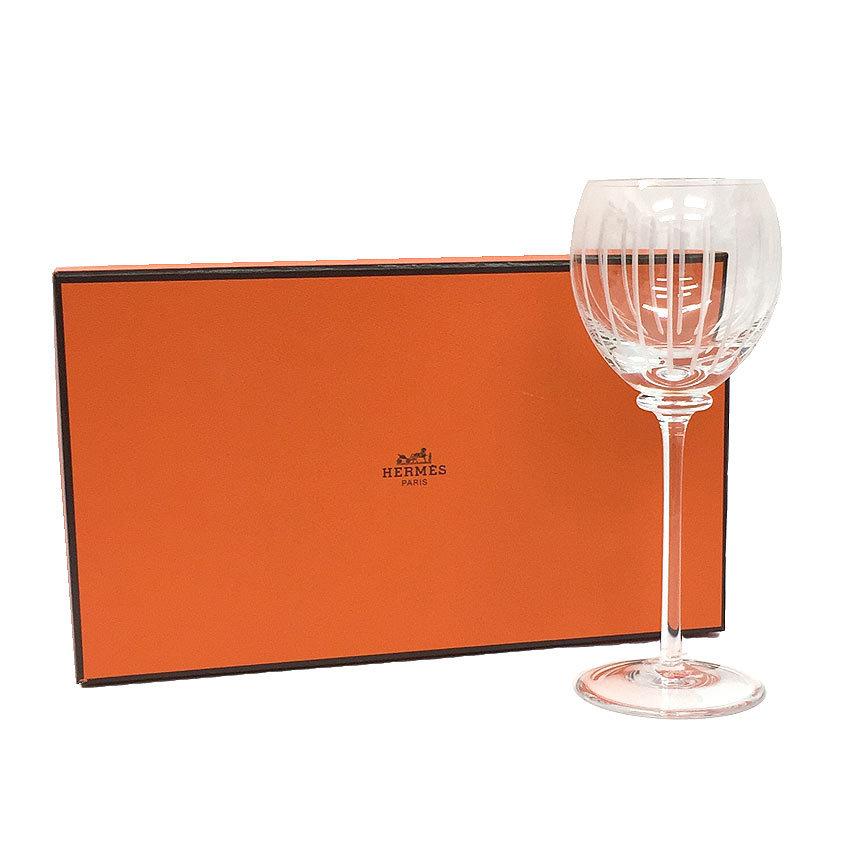 HERMES HERMES エルメス ワイングラス 単品 ファンファーレシリーズ 