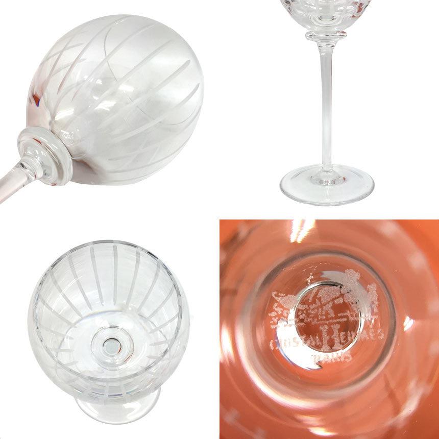 HERMES エルメス ワイングラス 単品 ファンファーレシリーズ クリスタルガラス 食器 未使用 :aq4329:ブランド&着物館アクアン京