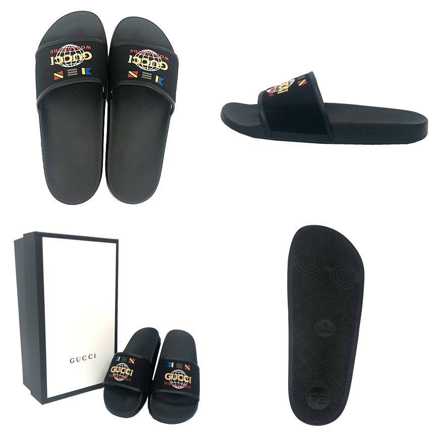 Gucci グッチ スライドサンダル メンズ サイズ8 27cm ブラック 黒 Gucci Worldwide 未使用 メンズ 靴 Aq4359 ブランド 着物館アクアン京や 通販 Yahoo ショッピング