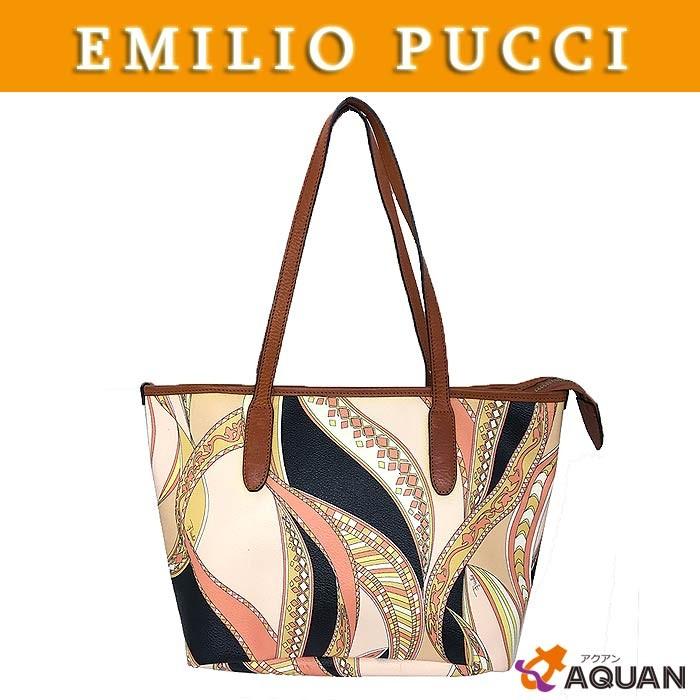 EMILIO PUCCI PUCCI エミリオプッチ トートバッグ 台形トート PVC 