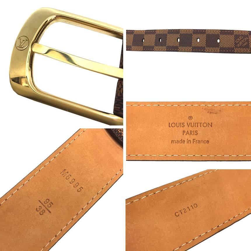 LOUIS VUITTON ルイヴィトン LOUIS VUITTON ダミエ ベルト サン LOUIS VUITTON ルイヴィトン LOUIS VUITTON ダミエ ベルト サン