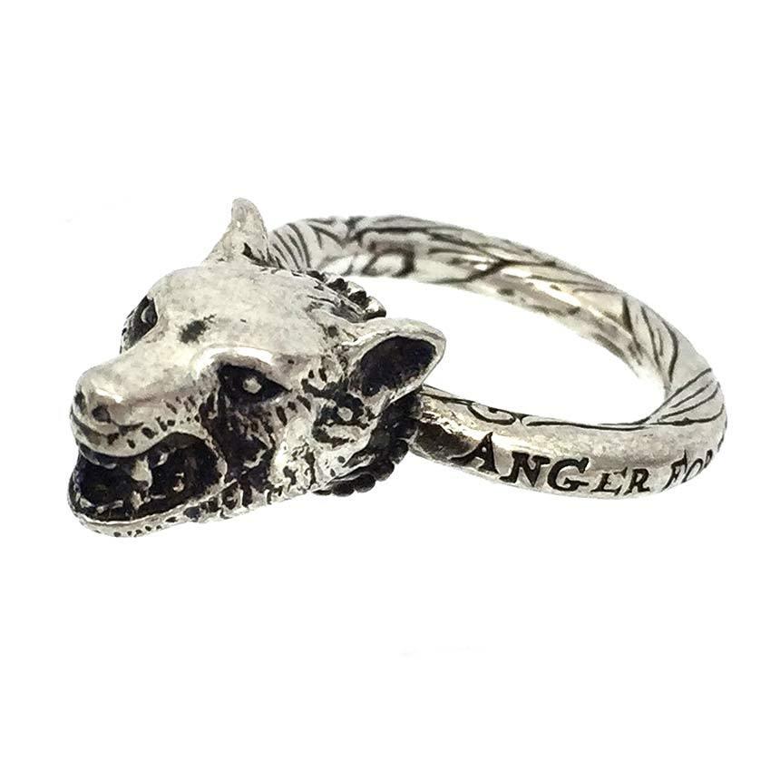 GUCCI グッチ ANGER FOREST WOLF HEAD ウルフヘッド リング AG925 