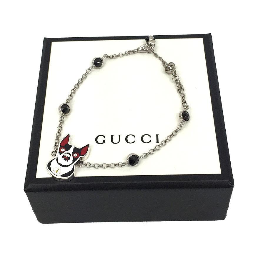 GUCCI グッチ BOSCO＆ORSO ブレスレット 20296574 ボストンテリア 犬 