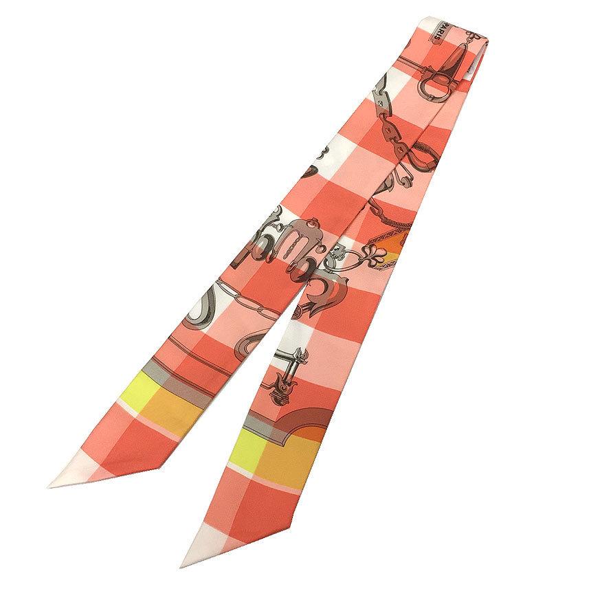 HERMES エルメス ツイリー スカーフ モール・エ・グルメット・ヴィシー  