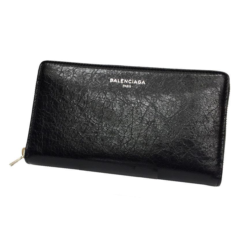 BALENCIAGA バレンシアガ ラウンドファスナー長財布 エッセンシャル  